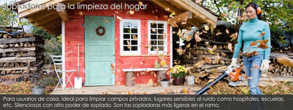 Sopladoras para la limpieza del hogar